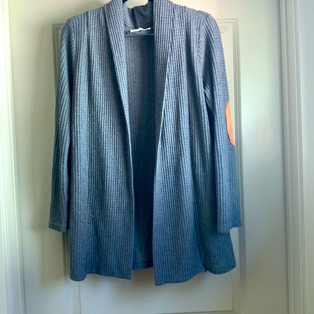 Grey Honey Punch cardigan.